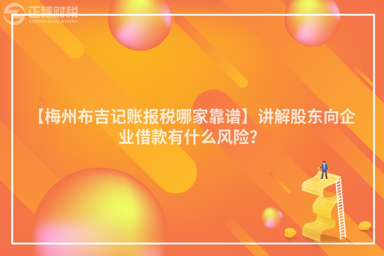 【梅州布吉記賬報稅哪家靠譜】講解股東向企業借款有什么風險？