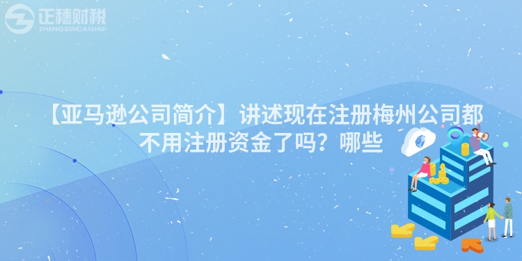 【亞馬遜公司簡介】講述現(xiàn)在注冊梅州公司都不用注冊資金了嗎？哪些