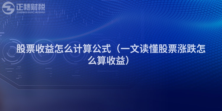 股票收益怎么計算公式（一文讀懂股票漲跌怎么算收益）