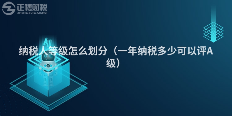 納稅人等級怎么劃分（一年納稅多少可以評A級）