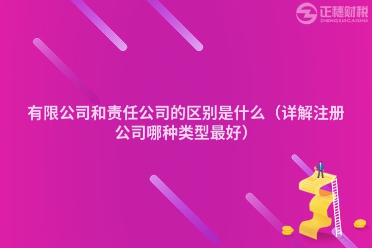 有限公司和責任公司的區(qū)別是什么（詳解注冊公司哪種類型最好）