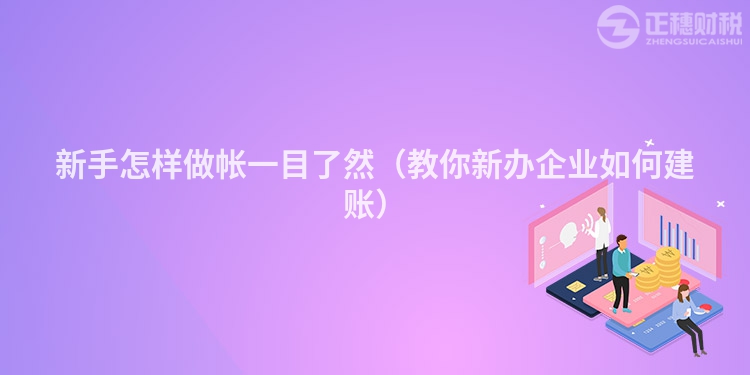 新手怎樣做帳一目了然（教你新辦企業如何建賬）