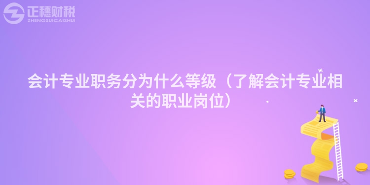 會計專業職務分為什么等級（了解會計專業相關的職業崗位）
