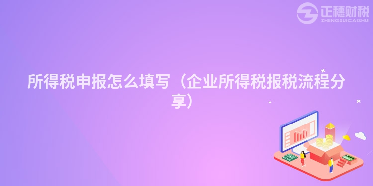 所得稅申報怎么填寫（企業所得稅報稅流程分享）
