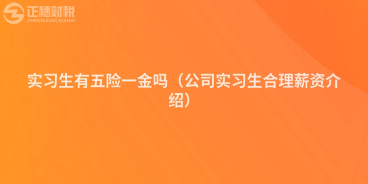 實習生有五險一金嗎（公司實習生合理薪資介紹）