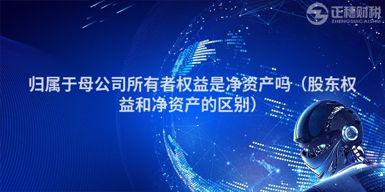 歸屬于母公司所有者權益是凈資產嗎（股東權益和凈資產的區別）